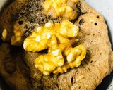 A picture of step 3 of 3 ingredients keto walnut mug cake.