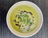 A picture of step 7 of Spicy Pea, Dill & Mint Soup                       (hare matar ka shorba)#vegan #vegetarian #soup.