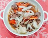 Hình bước làm 4 của món Thịt bò xào thơm cà