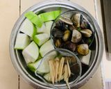 絲瓜蛤蜊的食譜步驟1照片