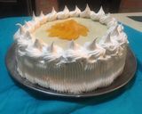 Foto del paso 7 de la receta: Torta rellena crema pastelera y melocotón 🍑