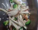 A picture of step 1 of Kashmiri pulao.