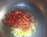 A picture of step 2 of Methi lehsan ki bhaji.