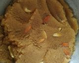 A picture of step 6 of Suji ka halwa.