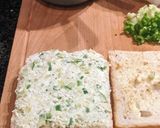 A picture of step 2 of Paneer Mayo Sandwich.