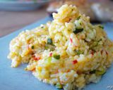 Une image de l'étape 6 de Riz aux courgettes et poivron au Cook Expert.