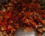 A picture of step 4 of Masala vermicelli.