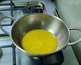 A picture of step 1 of Singhara burfi.