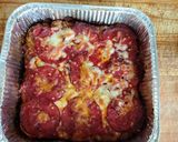 A picture of step 5 of My keto,low-carb chicken crust pizza.