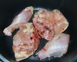 Foto del paso 1 de la receta: Pollo a la crema (mixeada) de morrón