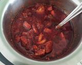 A picture of step 3 of Raw Mango mixed Pickle.