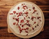A picture of step 6 of Tarte Flambée "Flammekueche".