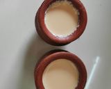 A picture of step 5 of Mishti doi.