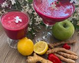 Une image de l'étape 9 de Jus pomme verte betterave piment habanero.
