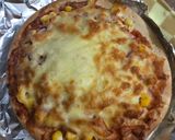 Hình bước làm 4 của món Pizza bằng nồi chiên không dầu