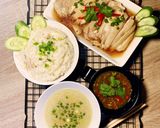 รูปขั้นตอนการทำที่ 12 ของ ข้าวมันไก่สิงคโปร์ 🇸🇬 (ฉบับตัวผมเองนะครับ) น้ำจิ้มซีฟู้ดเต้าเจี้ยว Singapore Chicken Rice