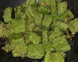 Multigrain spinach dhokla recipe step 6 photo
