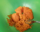 Foto langkah ke 1 dari resep Kroket ubi isi cokelat meises.