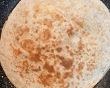 A picture of step 4 of Chicken Quesadillas with Cream Sauce and Cranberries.