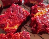 Foto do passo 8 de Brownie Red Velvet com Cream Cheese