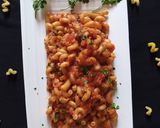 A picture of step 8 of Red Sauce Pasta.