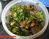 A picture of step 11 of Special Sindhi Masala Okra / Bhindi.