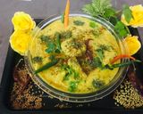 A picture of step 9 of Punjabi Kadhi Pakoras.