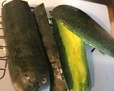 Une image de l'étape 1 de Salade de riz aux moules,tomates et courgette.