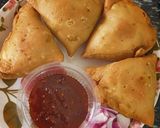 A picture of step 4 of Samosa.
