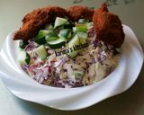 A picture of step 1 of Coleslaw.
