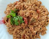 A picture of step 11 of Tomato Rice in Cooker.