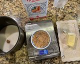 A picture of step 1 of Mochi Almond Cake.