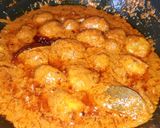 A picture of step 13 of Kashmiri dum aalo.