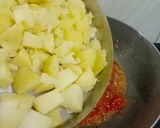 A picture of step 2 of Falahari Potato Sabji.