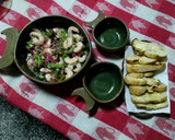 Foto del paso 4 de la receta: Ceviche de camarones, kiwi 🥝🥝 y ají jalapeño