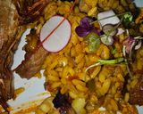 Foto del paso 11 de la receta: Arroz con camagroc, secreto, alcachofas..