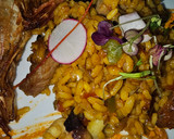 Foto del paso 11 de la receta: Arroz con camagroc, secreto, alcachofas..