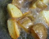 A picture of step 1 of Crispy aloo Chaat.