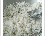 A picture of step 1 of Coconut Burfi.