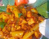 आलू परवल की सूखी सब्जी (aloo parwal ki sukhi sabzi recipe in Hindi) रेसिपी चरण 5 फोटो
