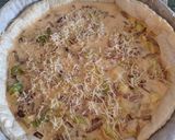 Une image de l'étape 4 de Quiche poireaux lardon.