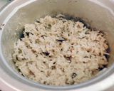 A picture of step 3 of Spinach pilaf.