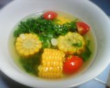 Foto langkah ke 3 dari resep Sayur bening selada air dan jagung.