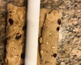 A picture of step 8 of Stollen for Christmas🎄.