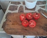 Foto del paso 1 de la receta: Tomates rellenos con atún y puré 🍅🍅