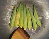 รูปขั้นตอนการทำที่ 1 ของ Miso-butter Okra 💚 กระเจี๊ยบย่างเนยมิโซะ