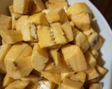 A picture of step 6 of Plantain pottage and chips.
