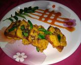 A picture of step 6 of Moong dal dhokla Sandwich.