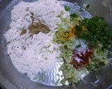A picture of step 1 of Lauki thepla.