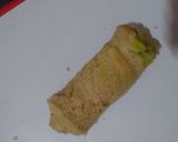 A picture of step 7 of PinWheel sandwich.